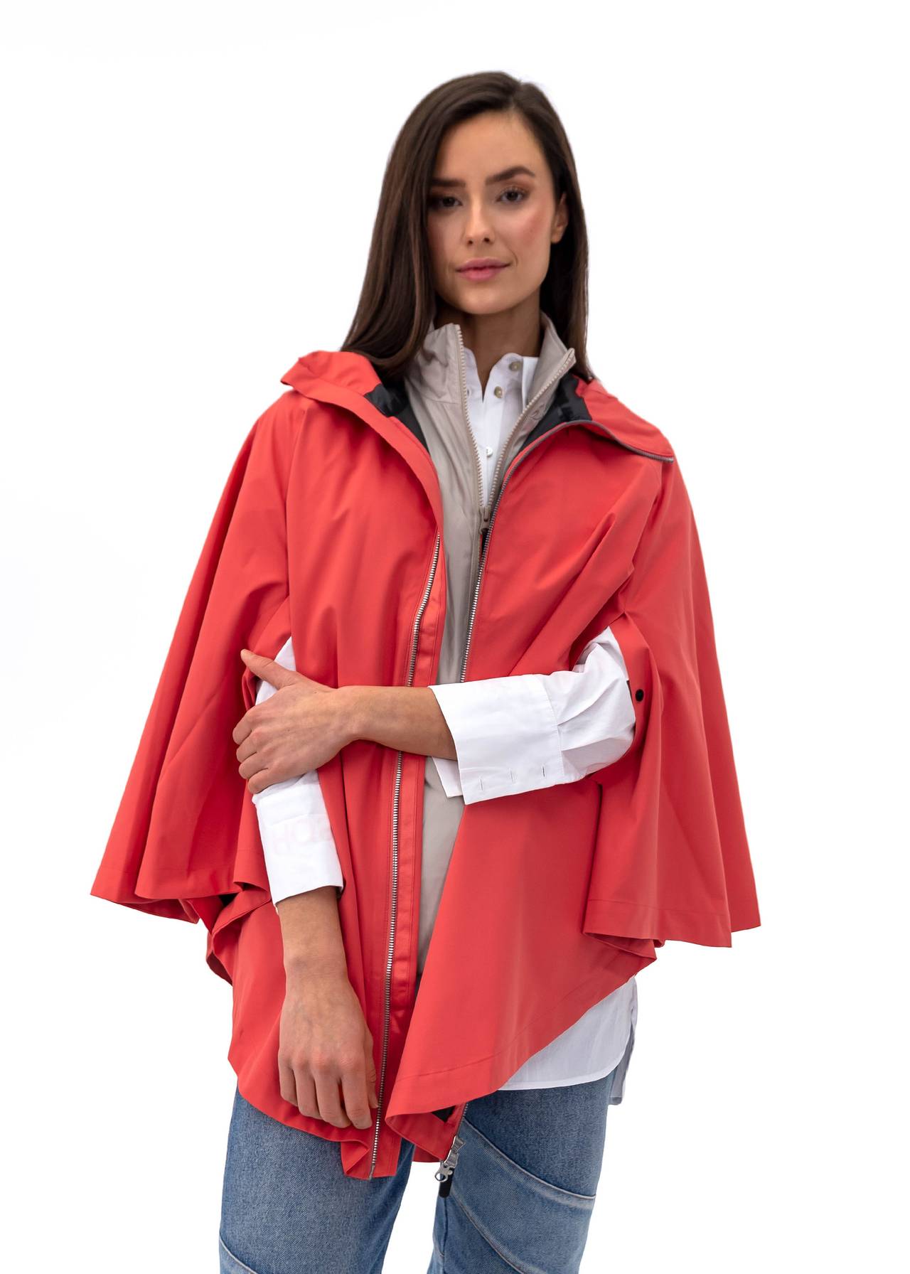 The Womens Poncho - Sunset Sky