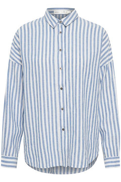 AmosIW Kiko Shirt - Blue Stripes