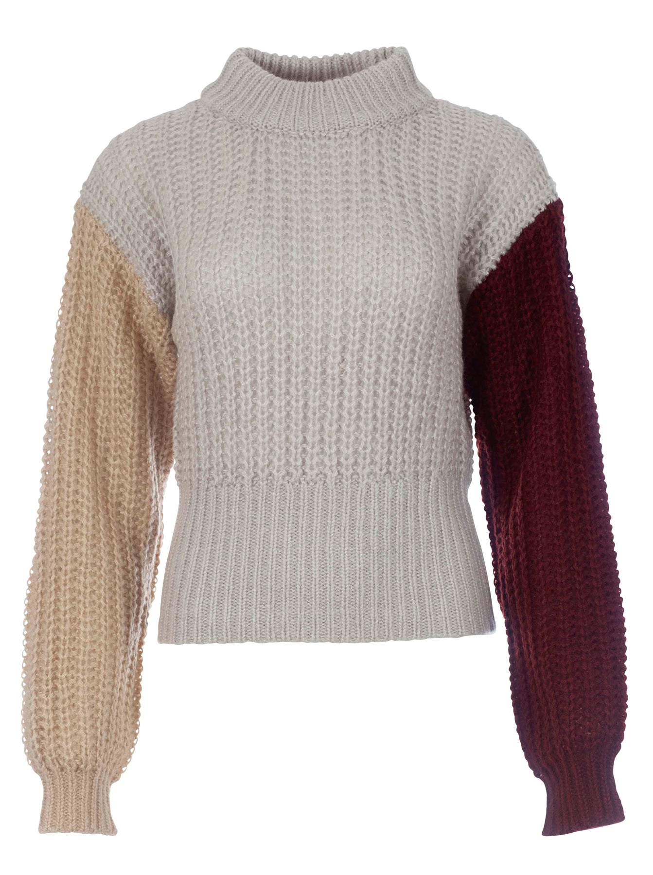 Three Color Knitted Sweater - Multicolor - Emma Ellingsen - Gensere - VILLOID.no