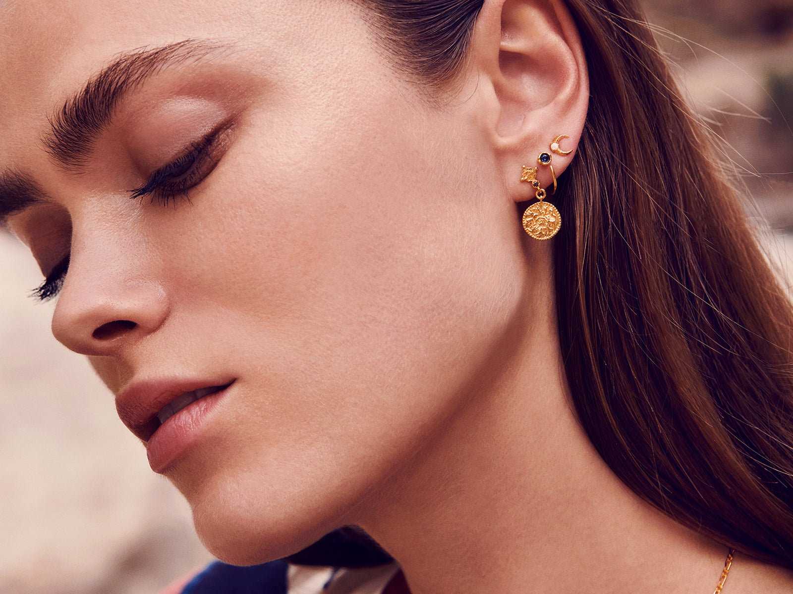 Nynette Earring - Gold