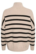 TenleyIW Turtleneck Pullover - Sandstone/Black