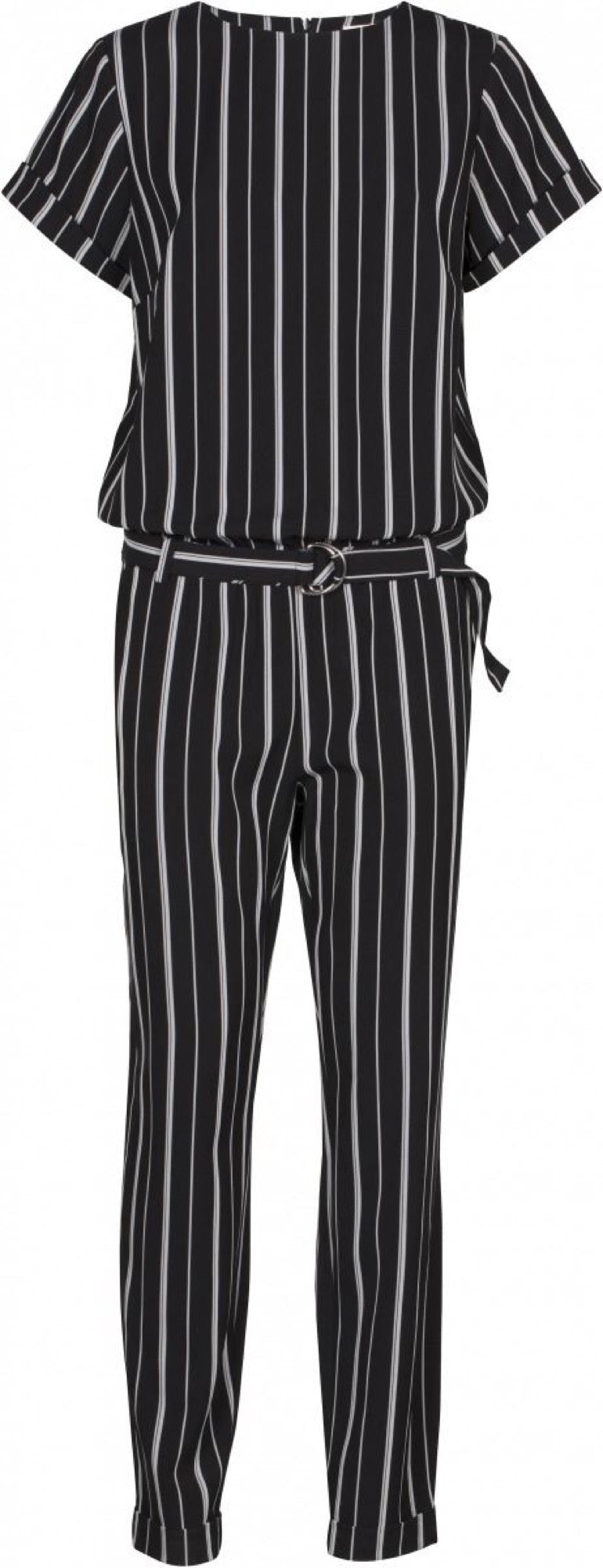 Stripes Jumpsuit - Black - Creative Collective - Jumpsuits - VILLOID.no