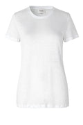 Peony O-neck Tee - White - Second Female - T-skjorter & Topper - VILLOID.no