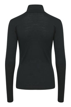 SividaGZ Wool Rollneck - Black