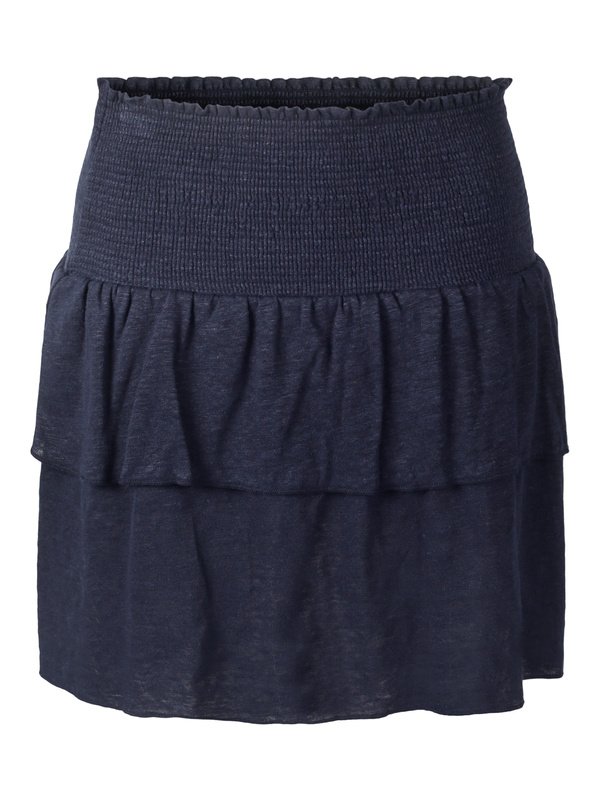 Lisbet Linen Skirt - Navy