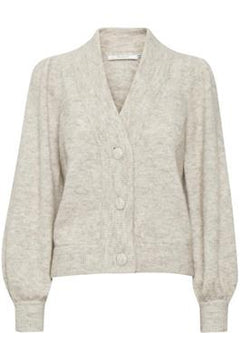 AlphaGZ Cardigan - White Sand Mel