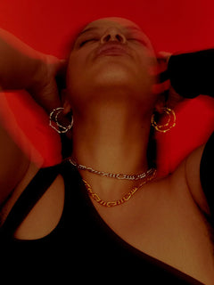 Nuri 25 Hoop - Gold
