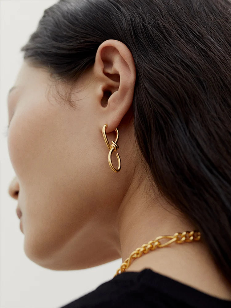 Maria Black Smykker Pirro Earring Gold Villoid