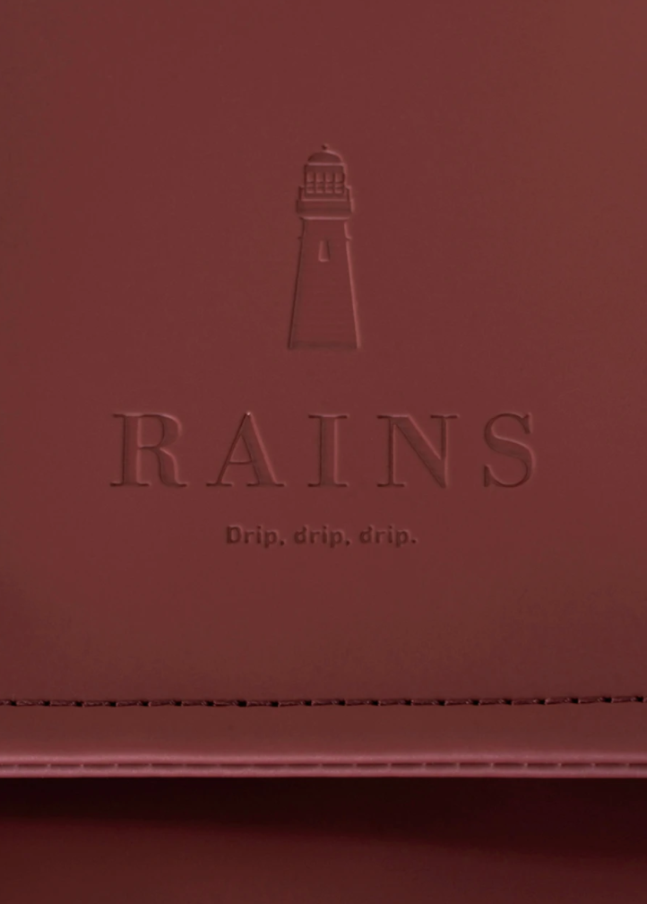 Msn Bag - Maroon - Rains - Tilbehør - VILLOID.no