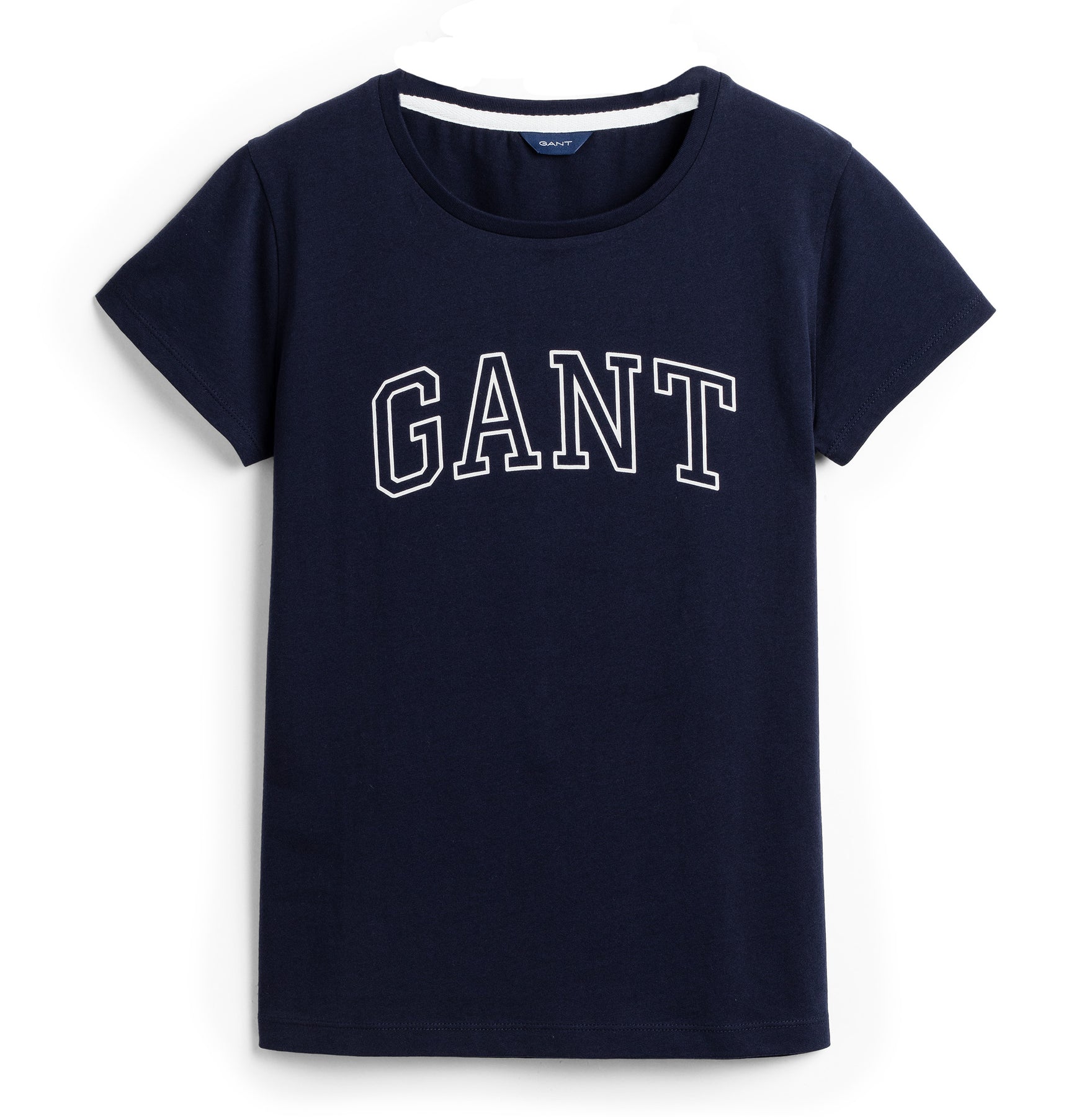 Arch Logo Capsleeve T-Shirt - Evening Blue - GANT - T-skjorter & Topper - VILLOID.no