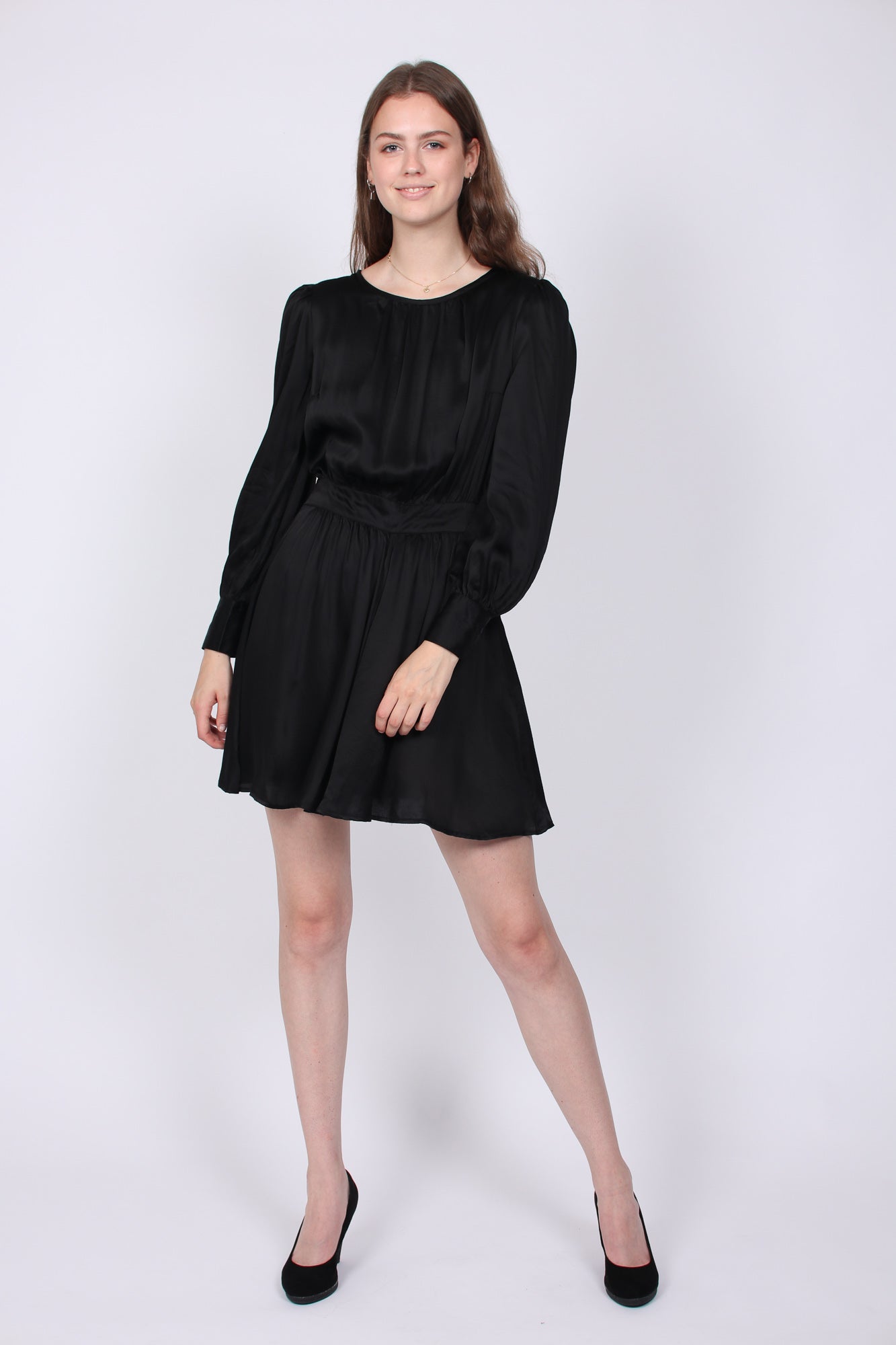 Satin Dress - Black - ByTimo - Kjoler - VILLOID.no