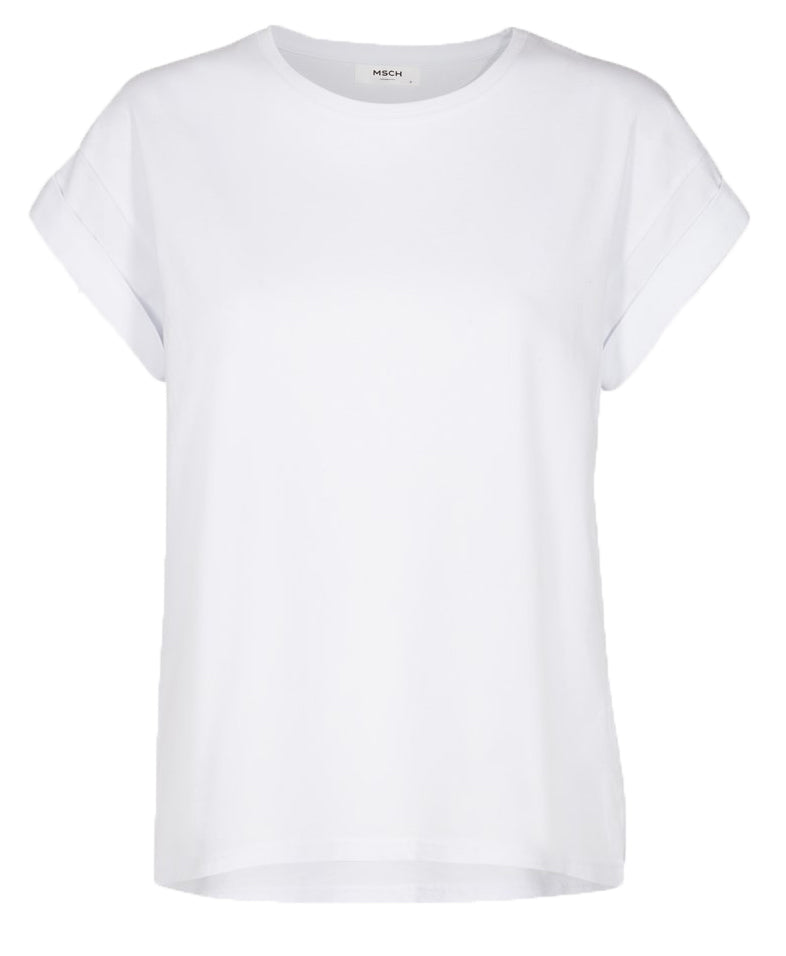 Alva STD Tee - White - Moss Copenhagen - T-skjorter & Topper - VILLOID.no
