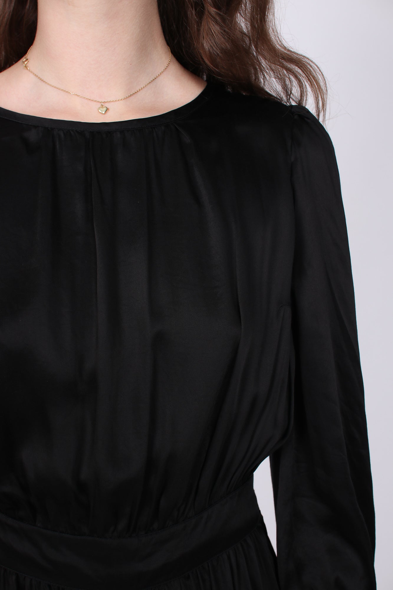 Satin Dress - Black - ByTimo - Kjoler - VILLOID.no