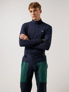 Luke Half Zip Mid Layer - JL Navy