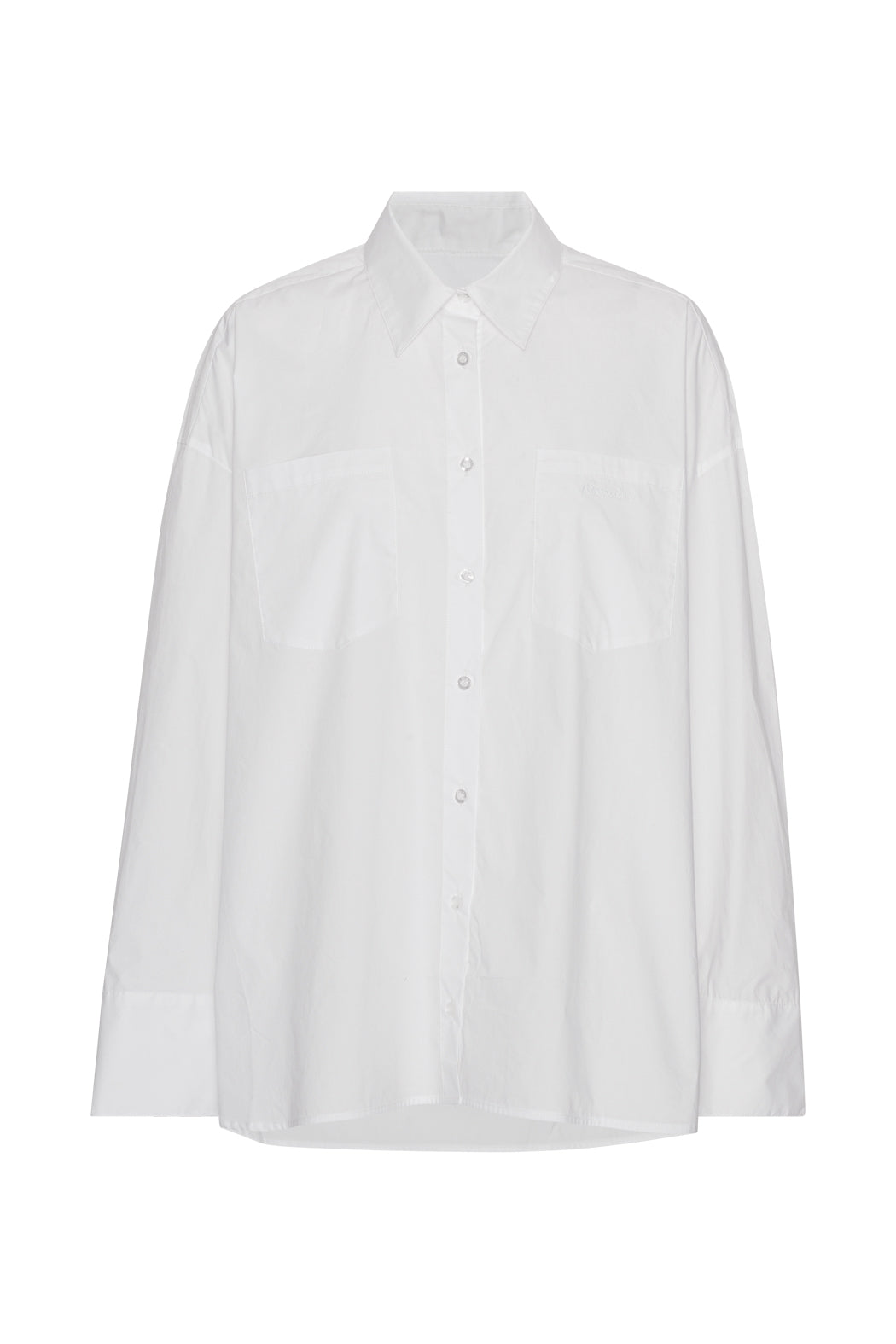 Poplin Oversized Shirt - Bright White