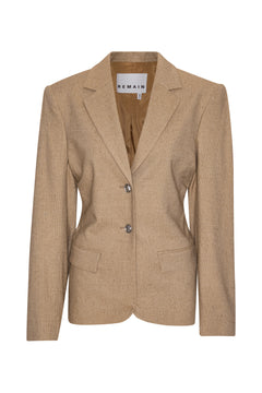 Fitted Waist Blazer - Tigers Eye