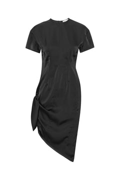 Midi Knot Dress - Black