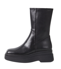 Carla Zipper Boots - Black