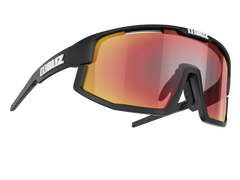 Active Vision - Matt Black - Brown With Red Multi