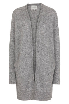 Brook Knit Cape - Grey Melange