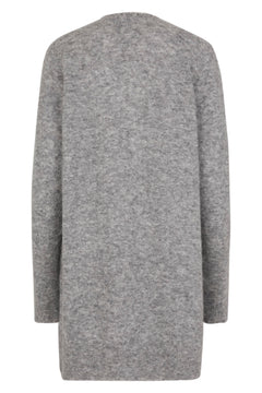Brook Knit Cape - Grey Melange