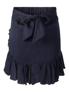 Julli Linen Skirt - Navy