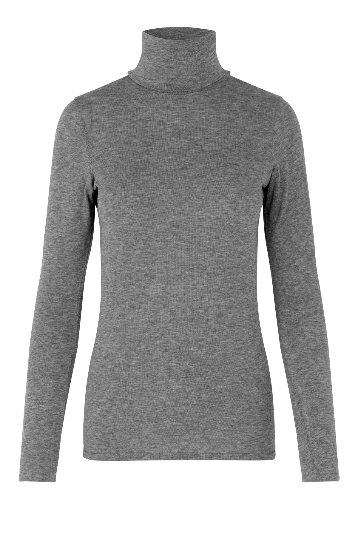 Matima T-Neck Tee - Grey Melange
