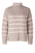 Ovalis Knit T-Neck - Crockery