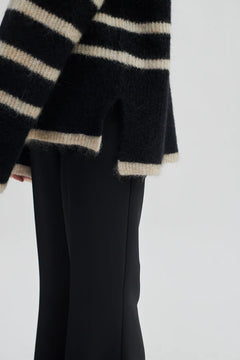 Ovalis Knit T-Neck - Black