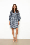 Nigella Mini Dress - Brunnera Blue