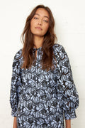 Nigella Mini Dress - Brunnera Blue