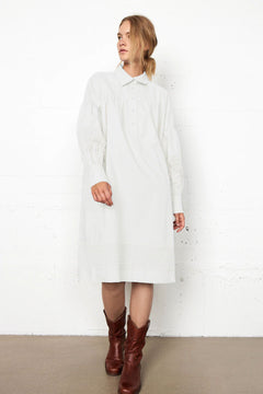 Henri New Shirt Dress - White