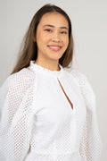 Calendula Dress - White