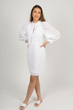 Calendula Dress - White