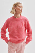 Brookline Knit O-Neck - Camellia Rose