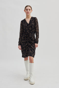 Mild Fitted Dress - Black