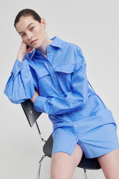Enara Dress - Cornflower Blue