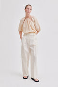 Spigato Trousers - Antique White