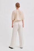 Spigato Trousers - Antique White