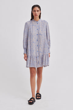 Gioia Mini Dress - Blue Yonder
