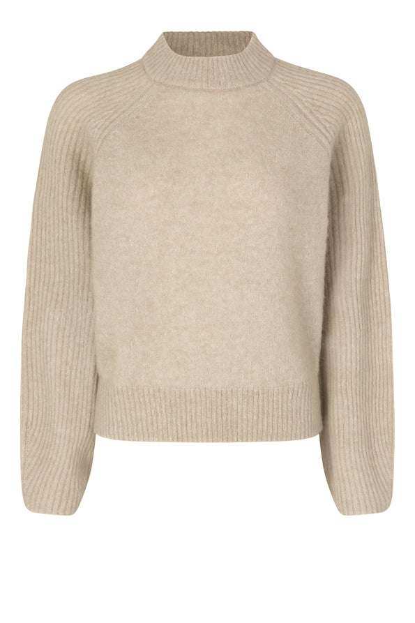 Brookline Knit New O-Neck - Oxford Tan