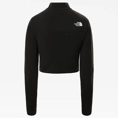 W Flex Crop Zip Through - Tnf Black