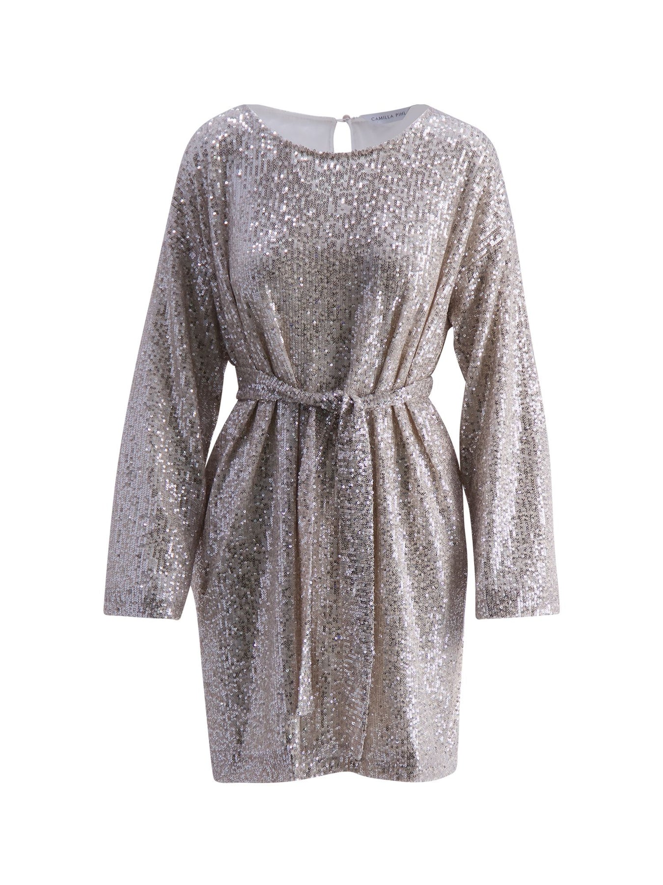 Cora Sequin Dress - Silver - Camilla Pihl - Kjoler - VILLOID.no