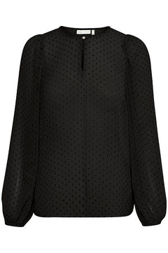 IbiIW Long Sleeve Blouse - Black