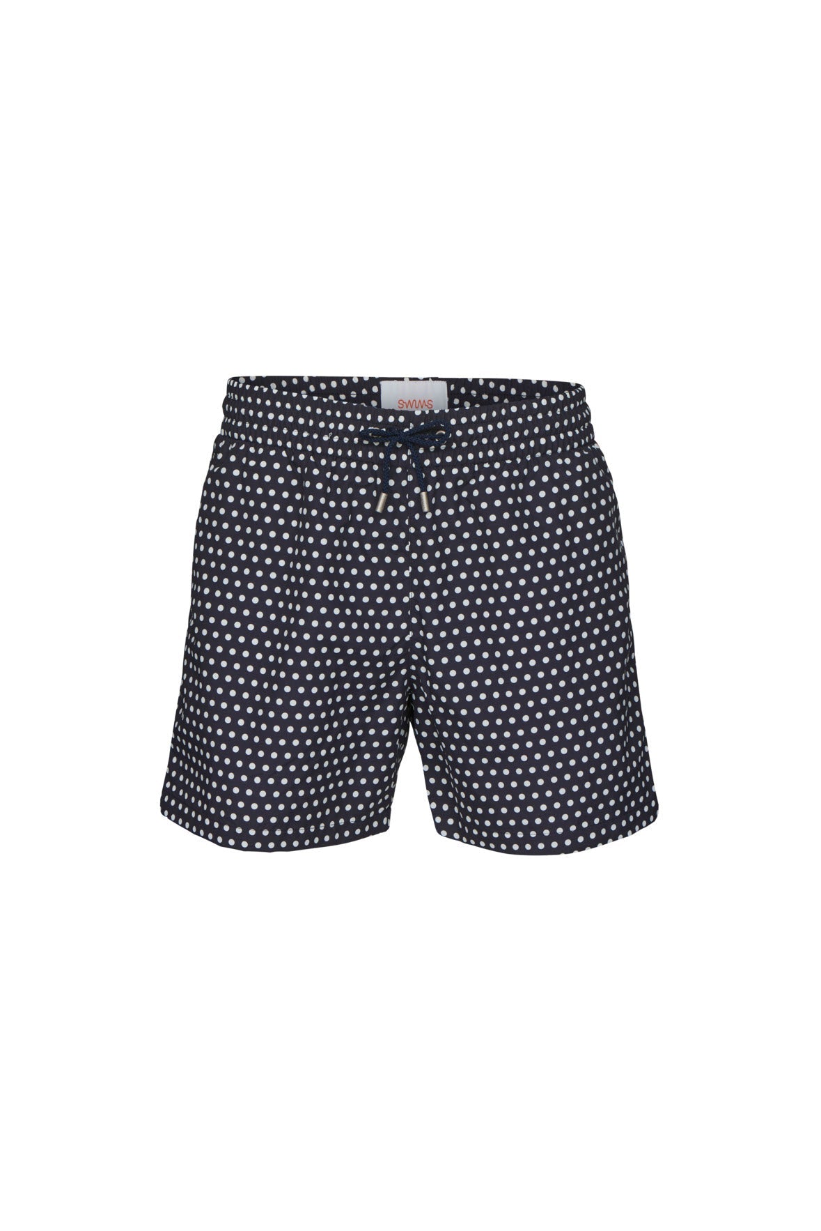 The Printed Swim Shorts - Navy/White Dots