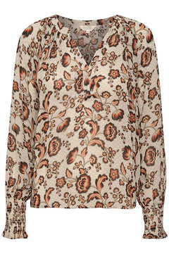 KettaPW Blouse - Koi Japanese Flo