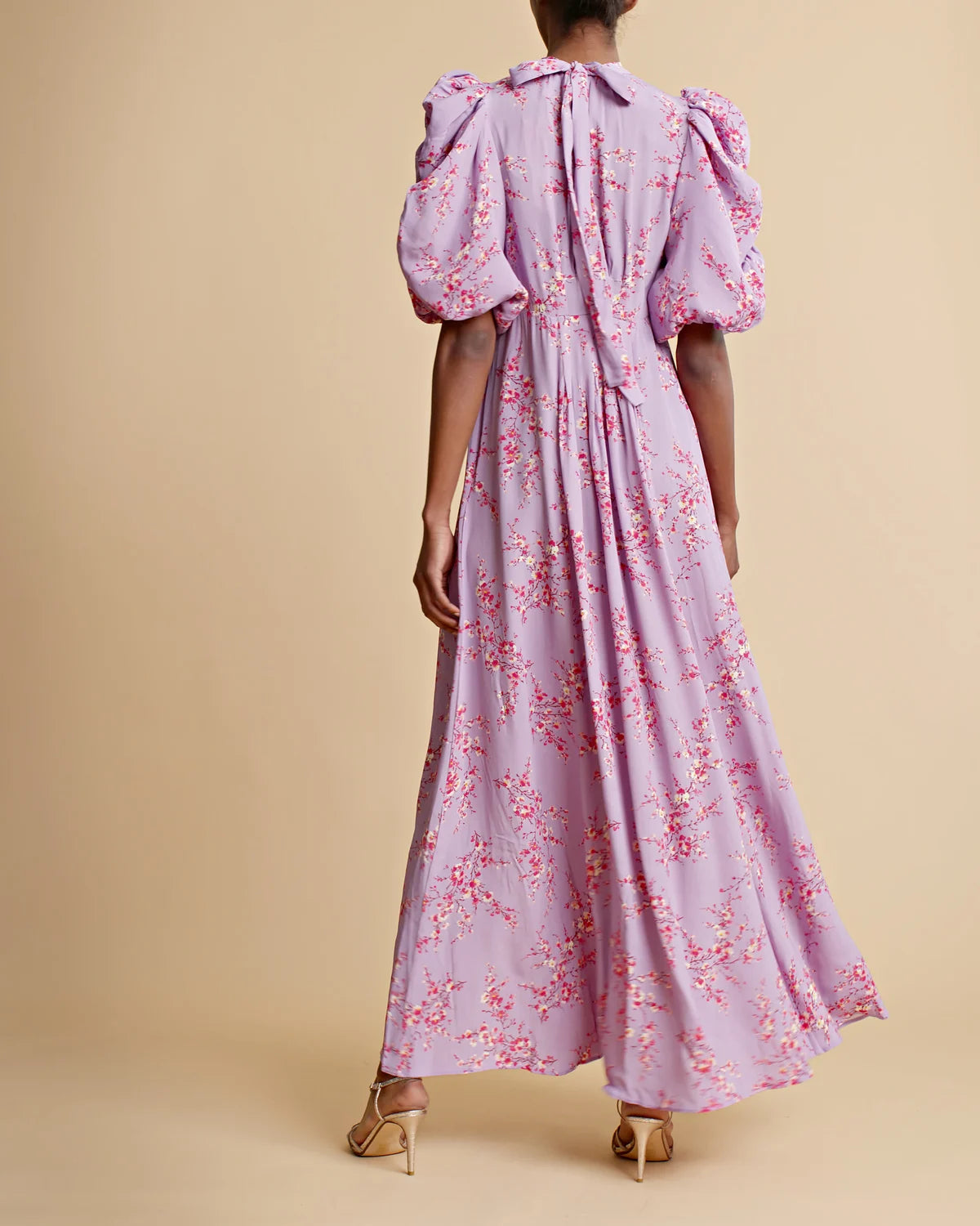 Spring Tieback Gown - Cherry Blossom