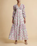 Georgette Maxi Dress - Summer Flowers