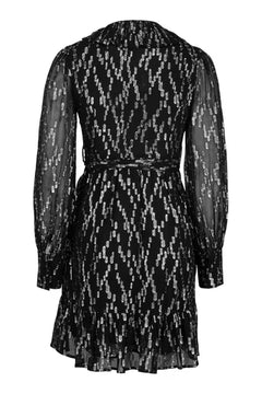 Cordelia Dress - Black Starry Night