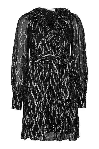 Cordelia Dress - Black Starry Night